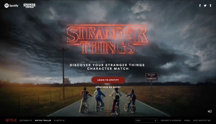 Spotify Stranger Things